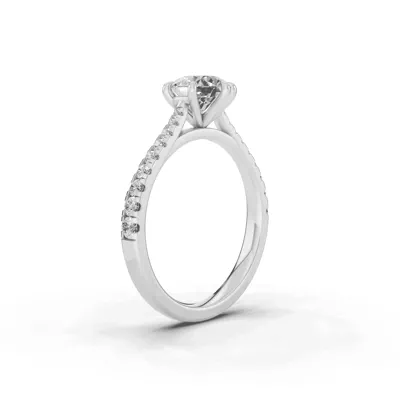 items Tradition Cathedral Pavé 1.00 ct. Round Lab (2.2mm)