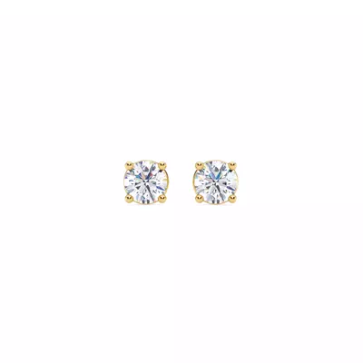 Lab Diamond Stud Screw-Back Earrings (1/2 ct. tw.)