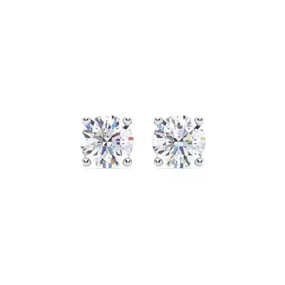 Lab Diamond Stud Screw-Back Earrings (2 ct. tw.)