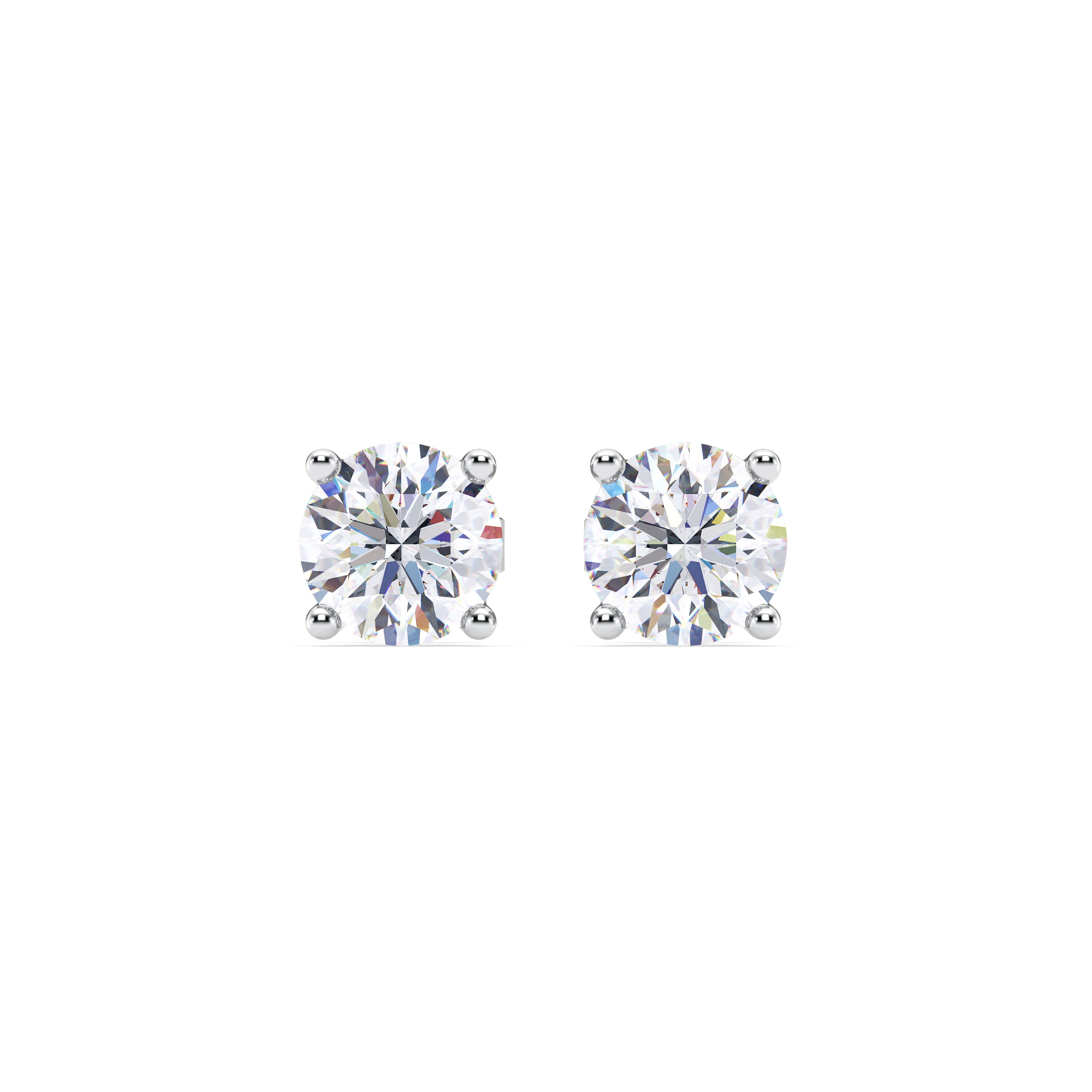 Men's Lab Diamond Stud Earrings (2 ct. tw.)