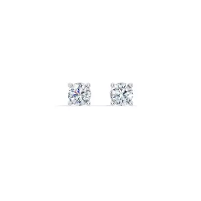 Lab Diamond Studs in Sterling Silver (¼ ct. tw.)