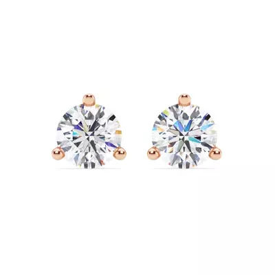 Three-Prong Martini Lab Diamond Screw-Back Earrings (6 ct. tw.)