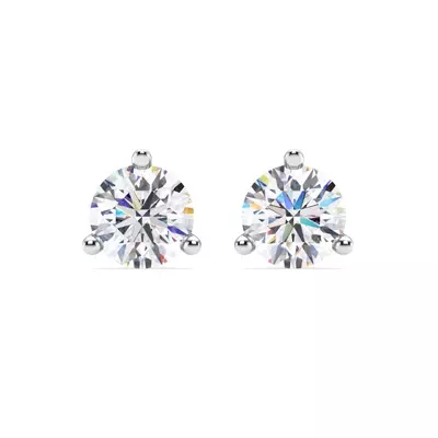 Three-Prong Martini Lab Diamond Screw-Back Earrings (6 ct. tw.)
