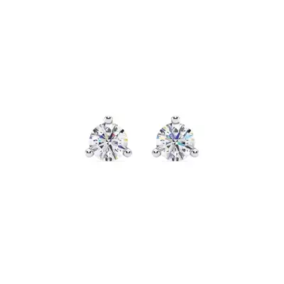 Three-Prong Martini Lab Diamond Screw-Back Earrings (3/4 ct. tw.)