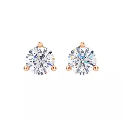 Three-Prong Lab Diamond Martini Earrings (6 ct. tw.)