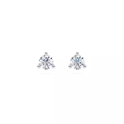Three-Prong Lab Diamond Martini Earrings (1/2 ct. tw.)