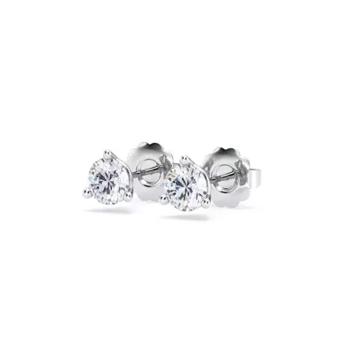 Three-Prong Lab Diamond Martini Earrings (3/4 ct. tw.)
