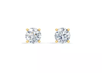 Lab Diamond Guardian Back Earrings (3 ct. tw.)