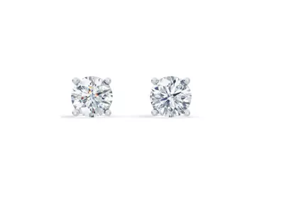 Lab Diamond Guardian Back Earrings (2 ct. tw.)