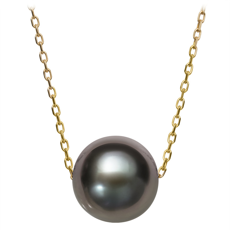 Tahitian Pearl Solitaire Necklace (10–11mm)