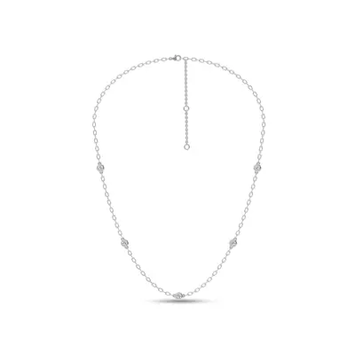 Garelle Lab Diamond Station Necklace