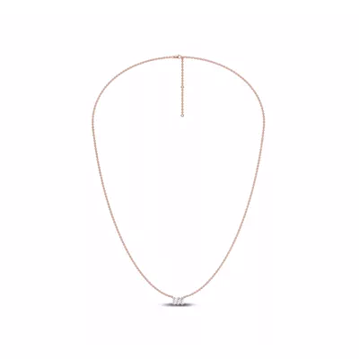 Staccato Baguette Lab Diamond Necklace by Christian Siriano
