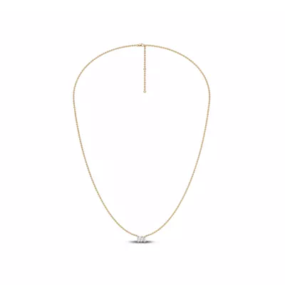 Staccato Baguette Lab Diamond Necklace by Christian Siriano