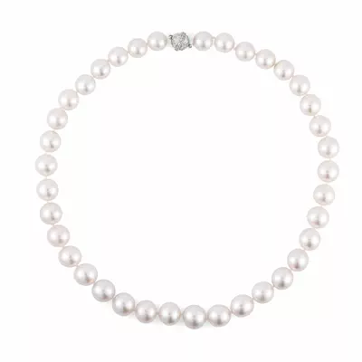 White South Sea Pearl Necklace (10.5–13mm)