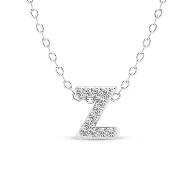 Petite Diamond Initial Necklace – Z