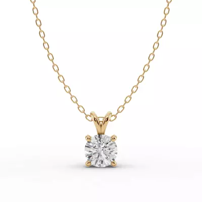 Split Bail Diamond Solitaire Necklace (1.00 ct.)