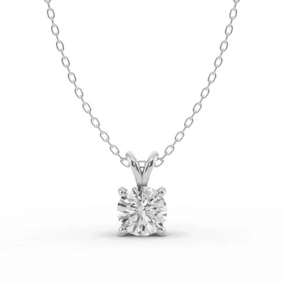 Split Bail Diamond Solitaire Necklace (1.50 ct.)