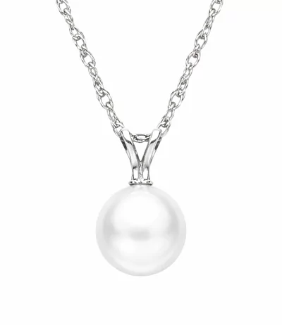 Freshwater Pearl Silver Necklace (7–8 mm)