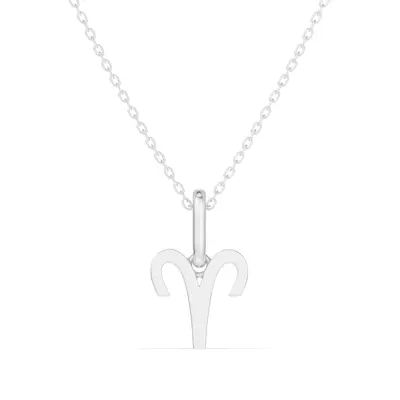 Aries Zodiac Glyph Necklace