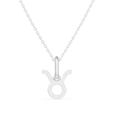 Taurus Zodiac Glyph Necklace
