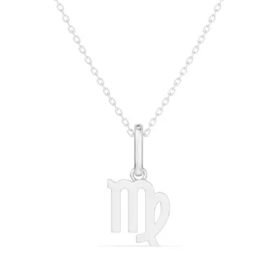 Virgo Zodiac Glyph Necklace