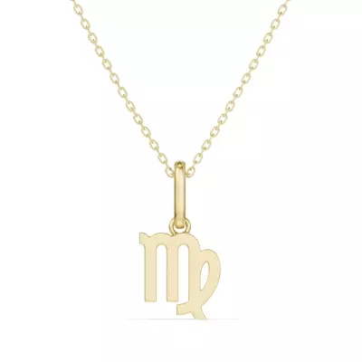 Virgo Zodiac Glyph Necklace
