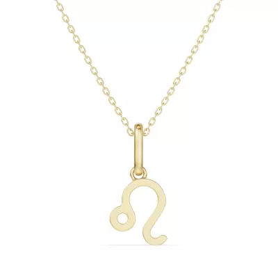 Leo Zodiac Glyph Necklace