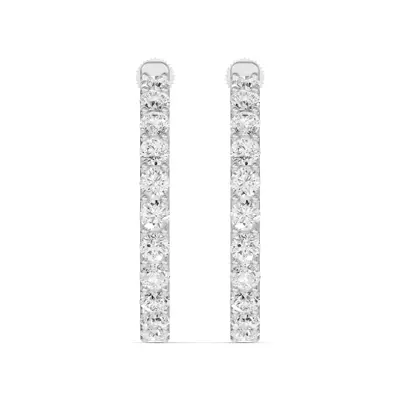 Unity Prong Hoop Earrings (5 ct. tw.)