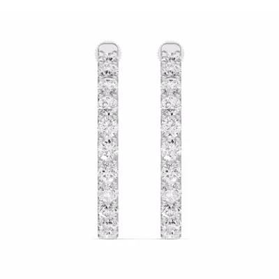Unity Prong Hoop Earrings (5 ct. tw.)