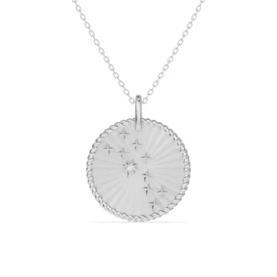 Taurus Celestial Zodiac Medallion Pendant