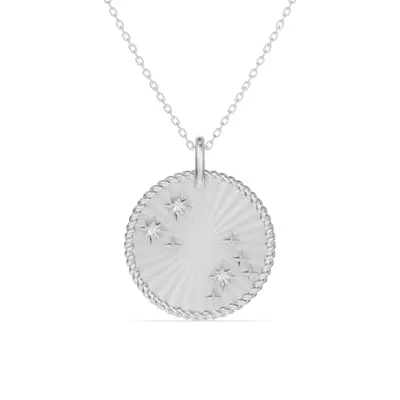 Gemini Celestial Zodiac Medallion Pendant
