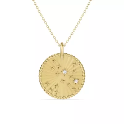 Sagittarius Celestial Zodiac Medallion Pendant