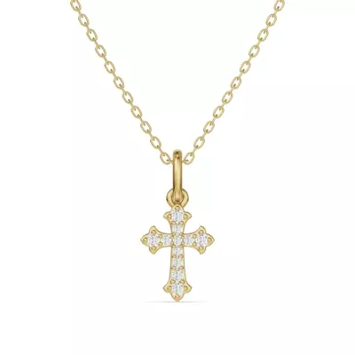 Grace Pavé Cross Pendant