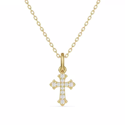 Grace Pavé Cross Pendant