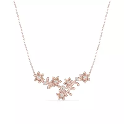 Vine Diamond Necklace