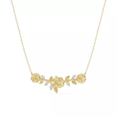 Rose Diamond Necklace