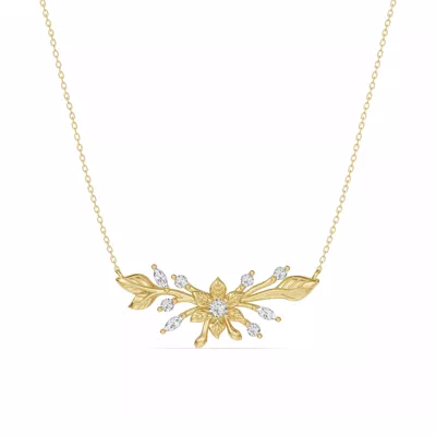 Flora Lab Diamond Necklace