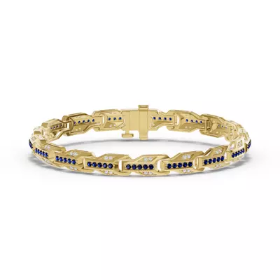 Ferma Lab Diamond & Sapphire Bracelet
