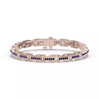 Ferma Lab Diamond & Sapphire Bracelet