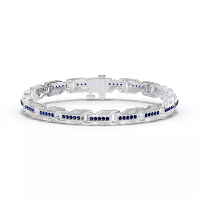 Ferma Lab Diamond & Sapphire Bracelet
