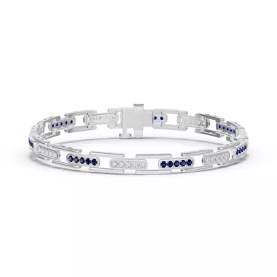 Corvella Diamond & Sapphire Bracelet