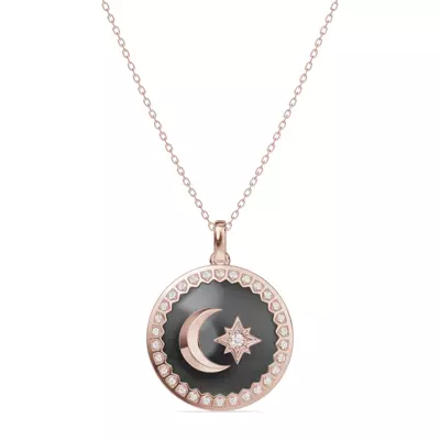 Astril Crest Diamond Medallion Pendant