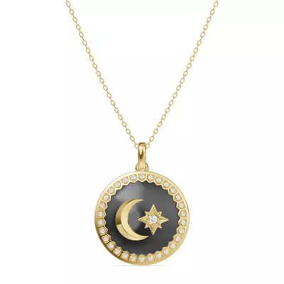 Astril Crest Lab Diamond Medallion Pendant