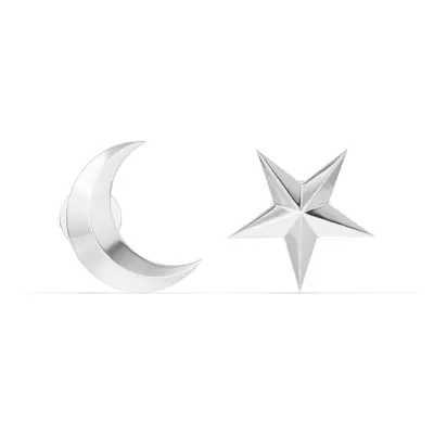 Astril Crescent & Star Earrings