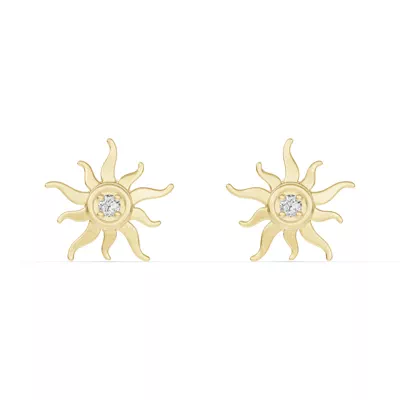 Astril Sunburst Diamond Earrings