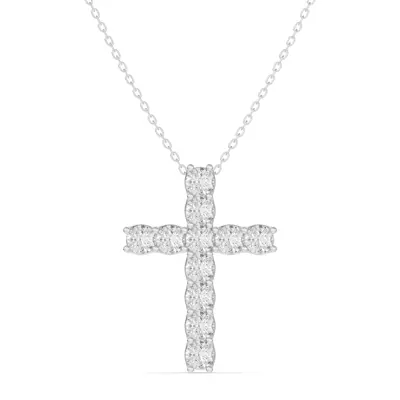 Unity Prong Diamond Cross Pendant (1.50 ct. tw.)