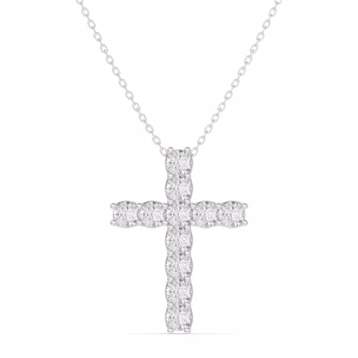 Unity Prong Diamond Cross Pendant (1.50 ct. tw.)