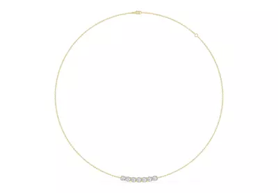 Unity Prong Lab Diamond Bar Necklace (1.75 ct. tw.)