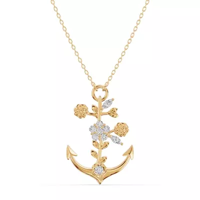 Vine Anchor Lab Diamond Pendant