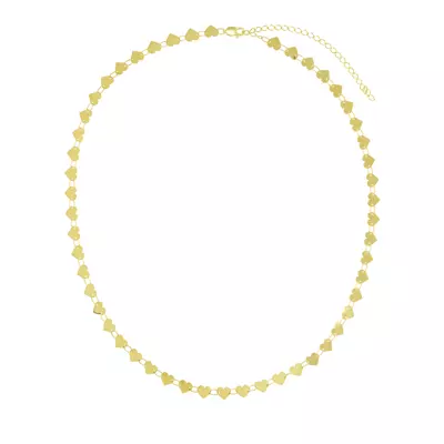 Heart-Link Gold Necklace